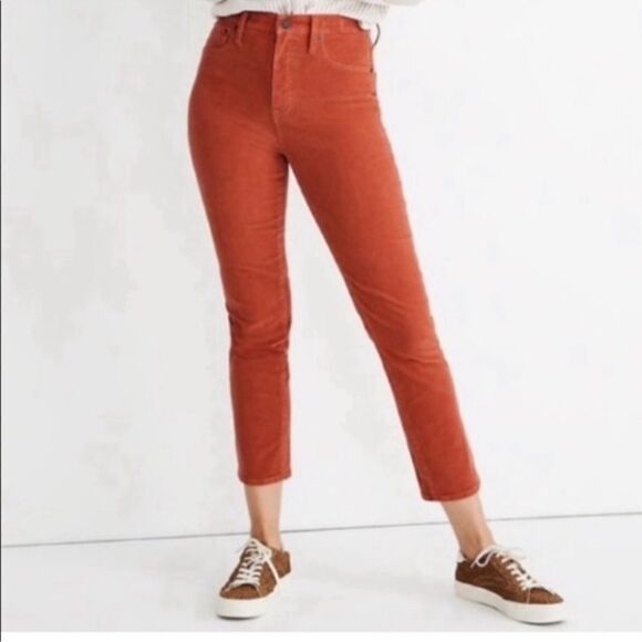 Madewell Corduroy Classic Straight Leg Jean Pants NEW Size 35 - Picture 1 of 12